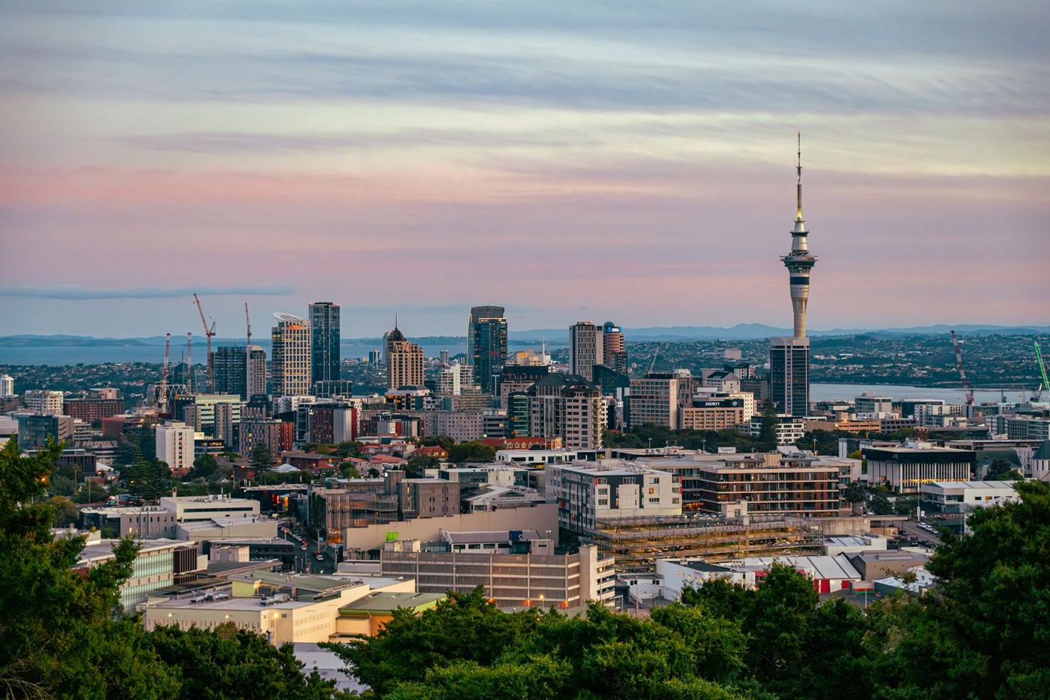 Auckland Skyline at Dusk