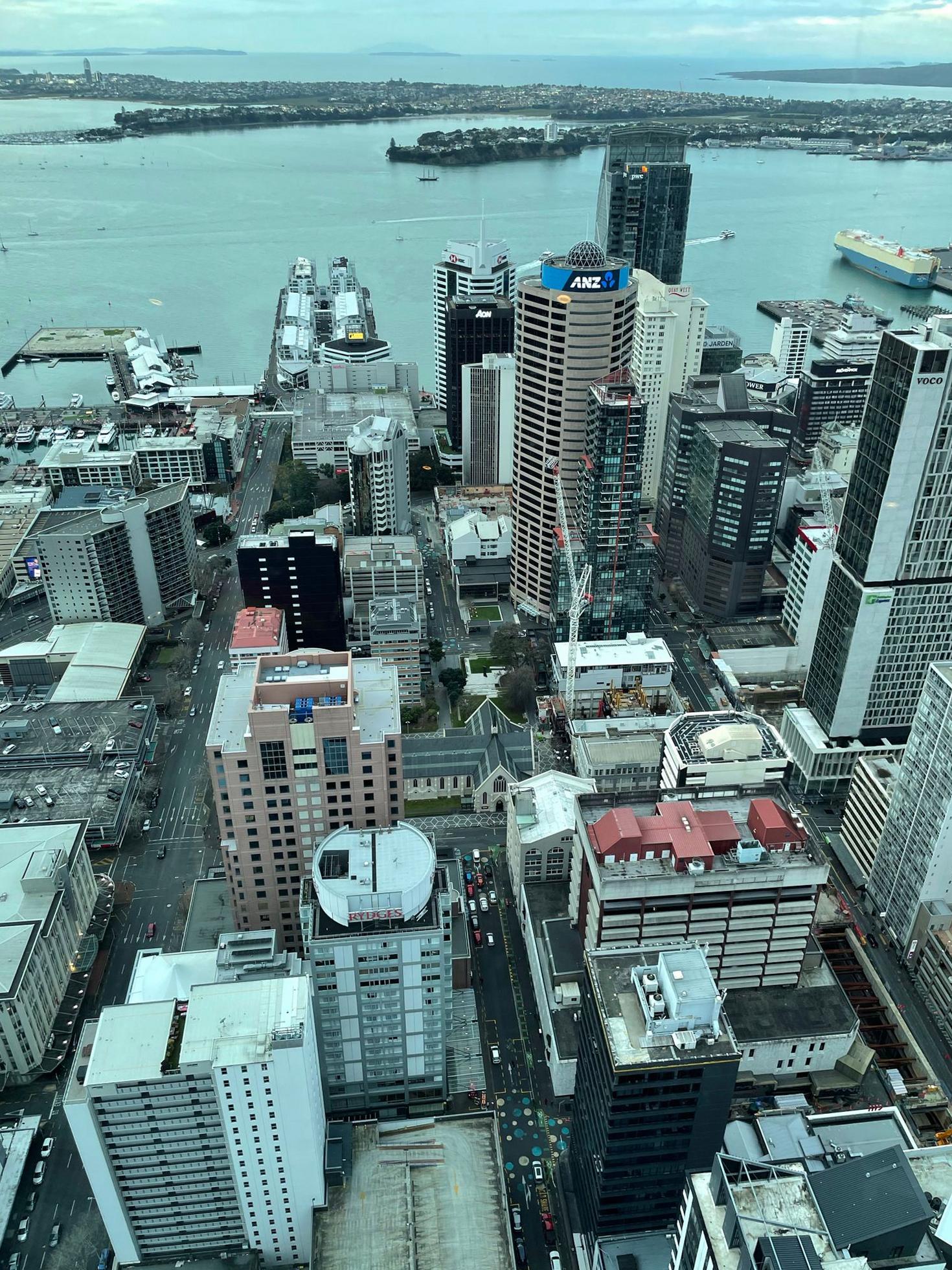 Auckland Cityscape Background
